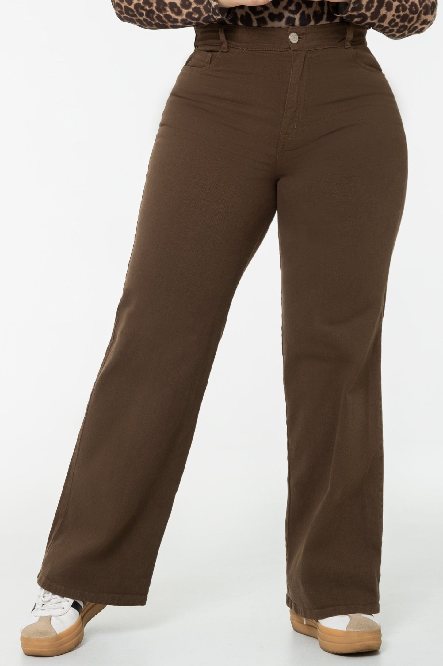 Jean Wide Leg Café Stretch REF 225402 Plus