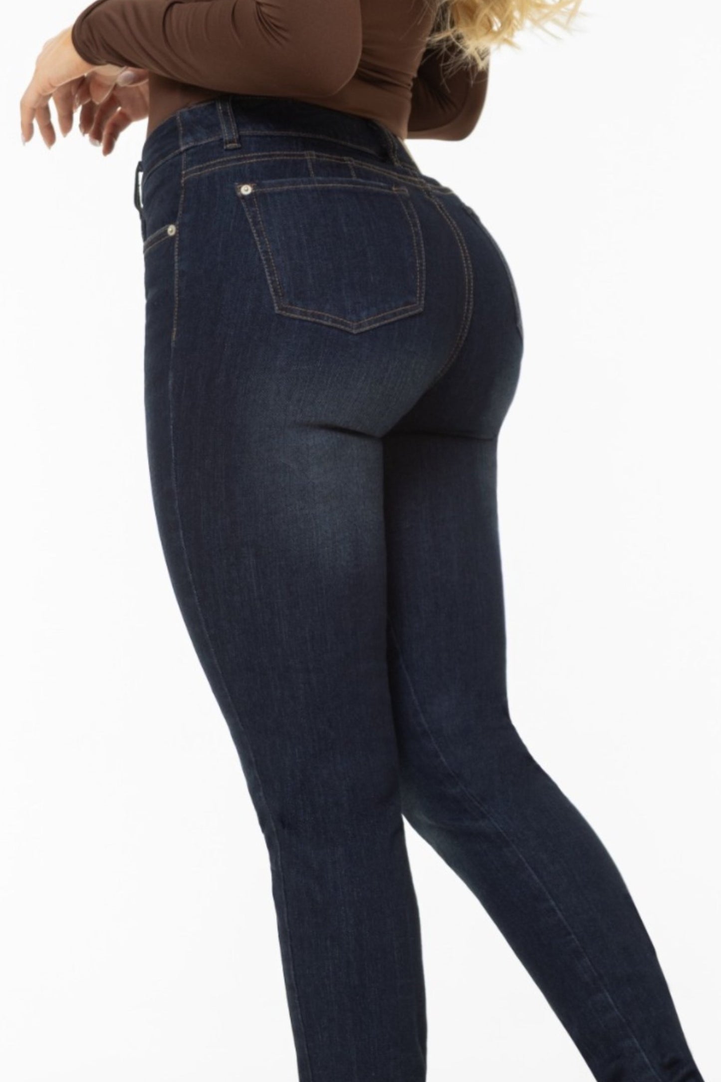 Jean Skinny Stretch Tono Oscuro REF 125427