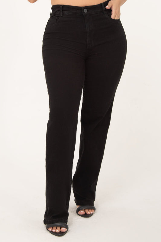 Jean Bota Recta Stretch Negro REF 24506 Plus