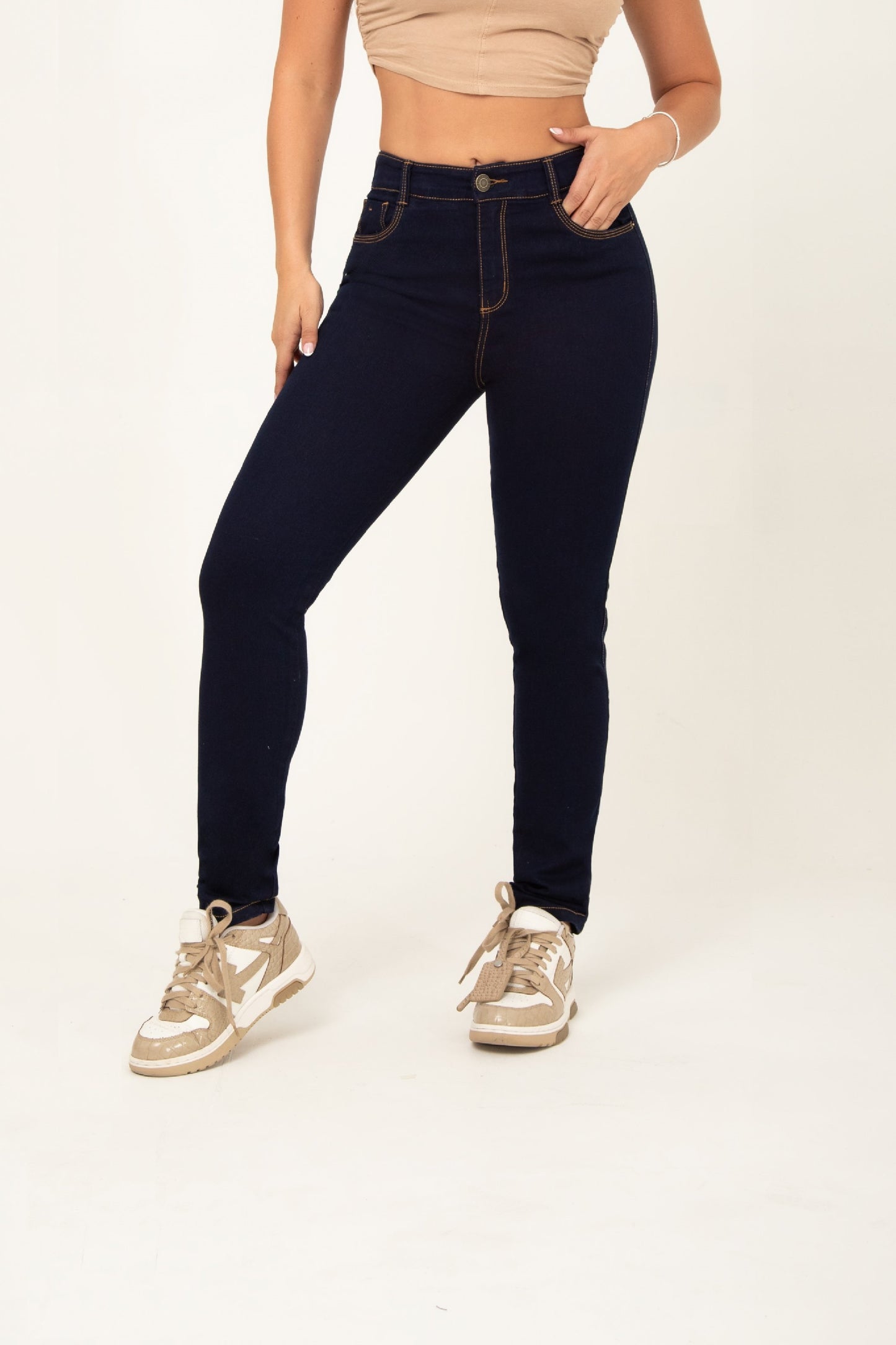 Jean Skinny Stretch Azul Oscuro REF 3108
