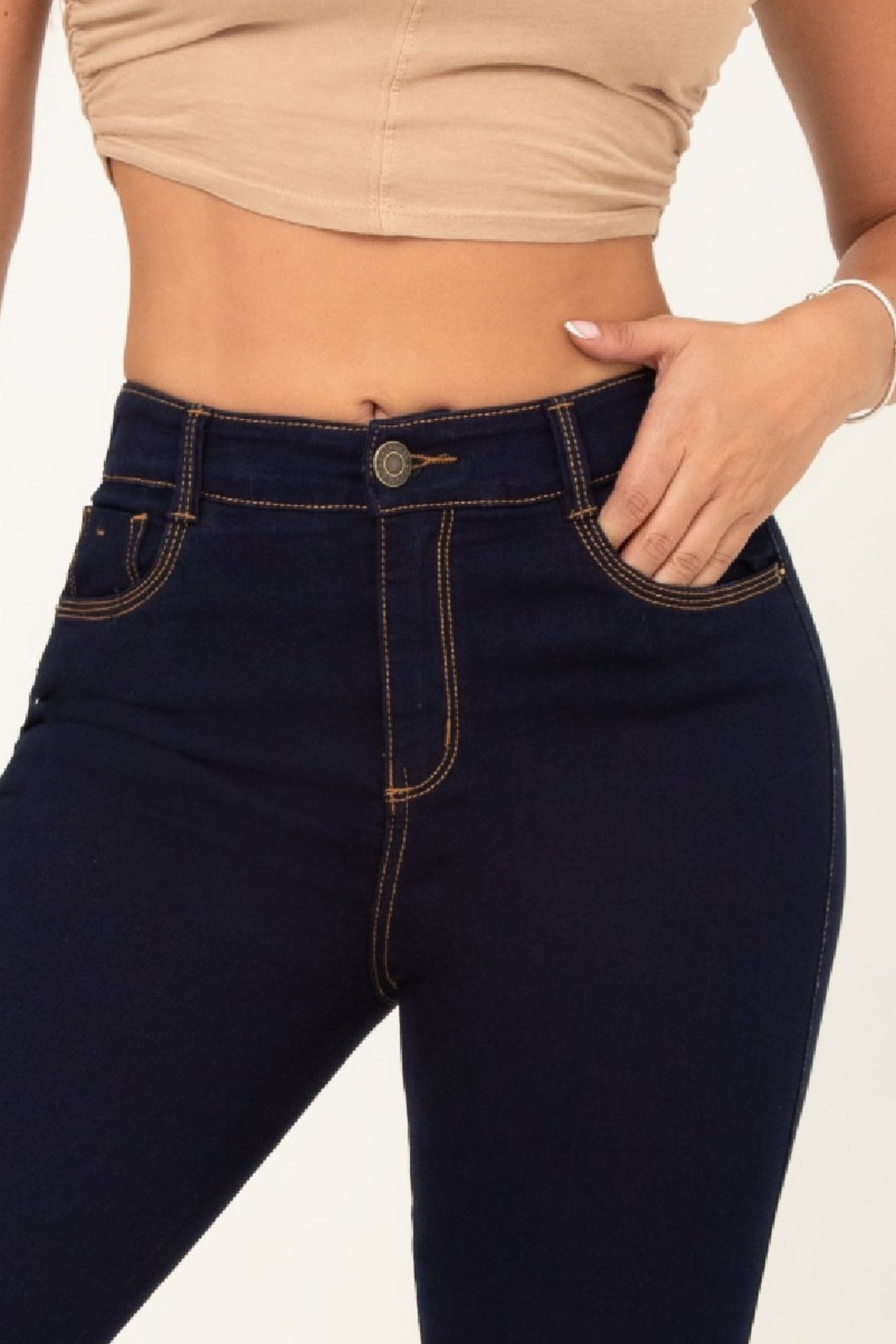 Jean Skinny Stretch Azul Oscuro REF 3108