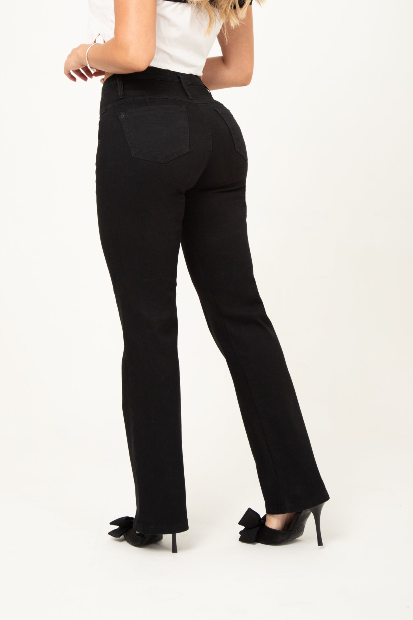 Jean Control Abdomen Stretch Negro REF 14419