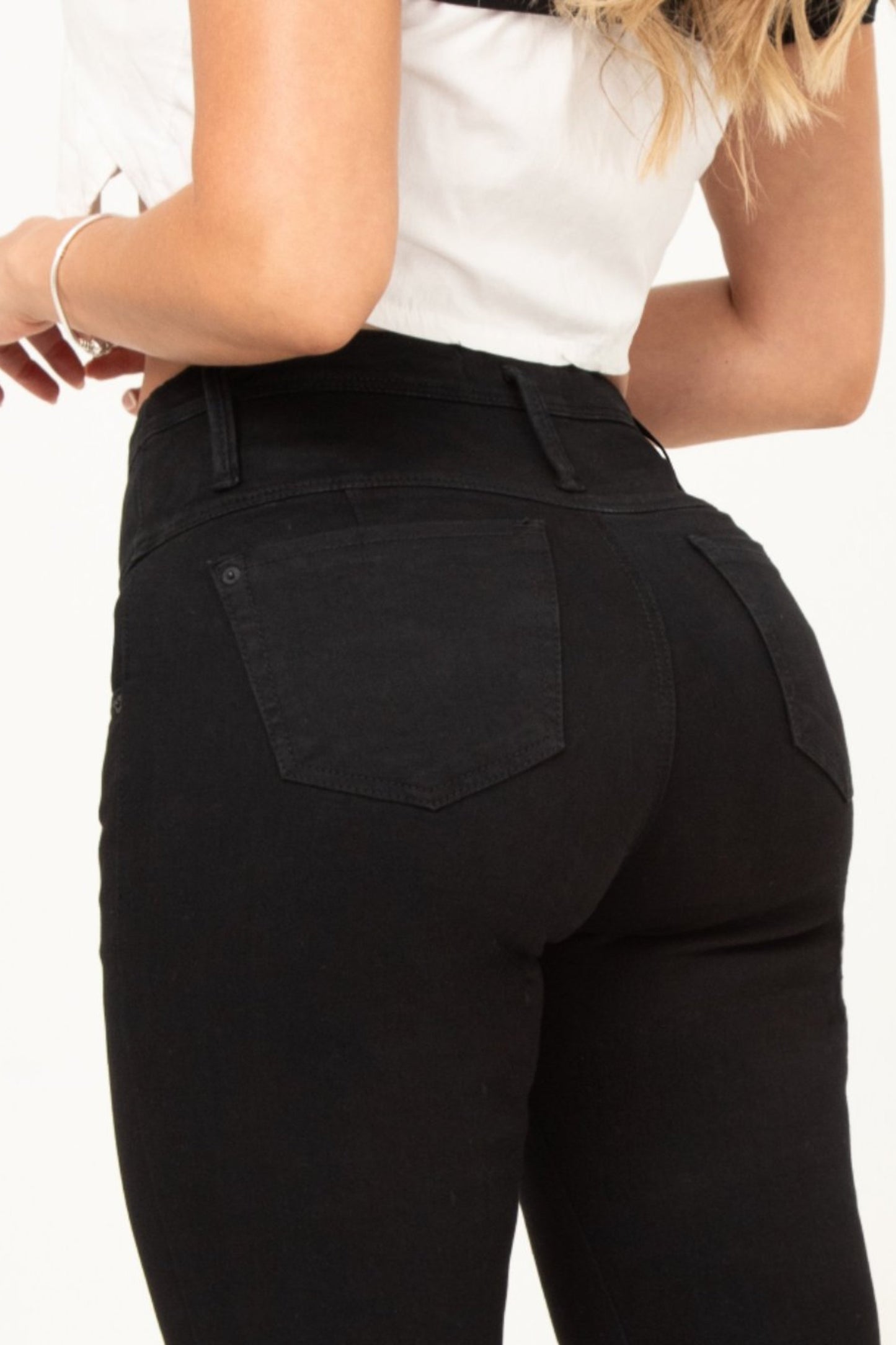 Jean Control Abdomen Stretch Negro REF 14419