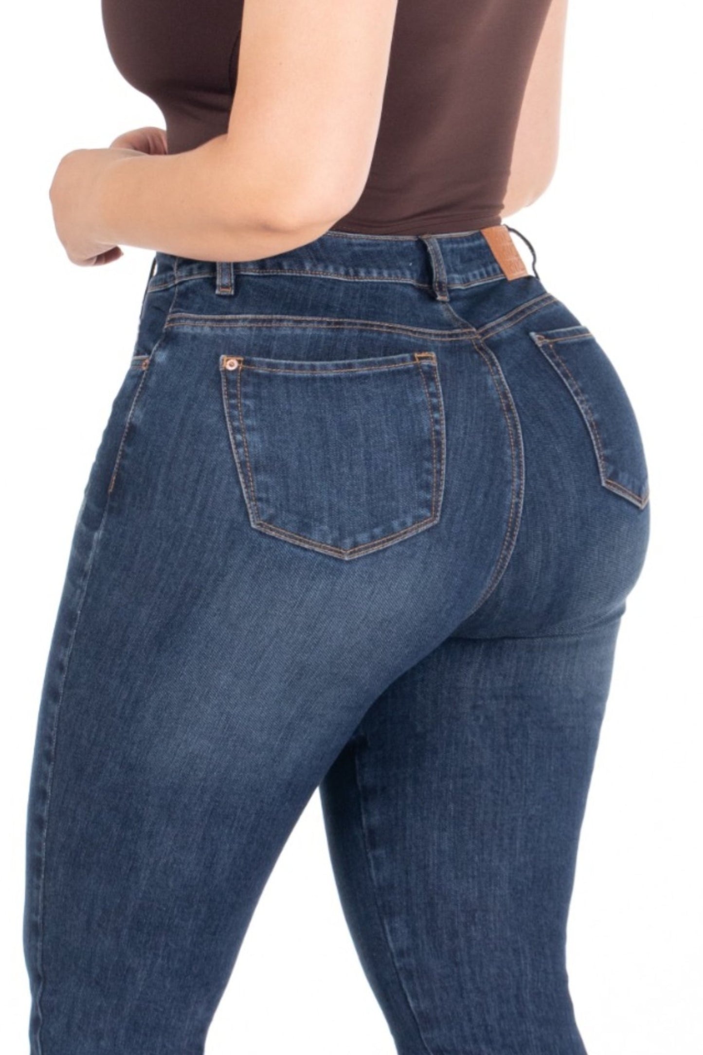 Jean Skinny Stretch Azul Oscuro REF 225202 Plus