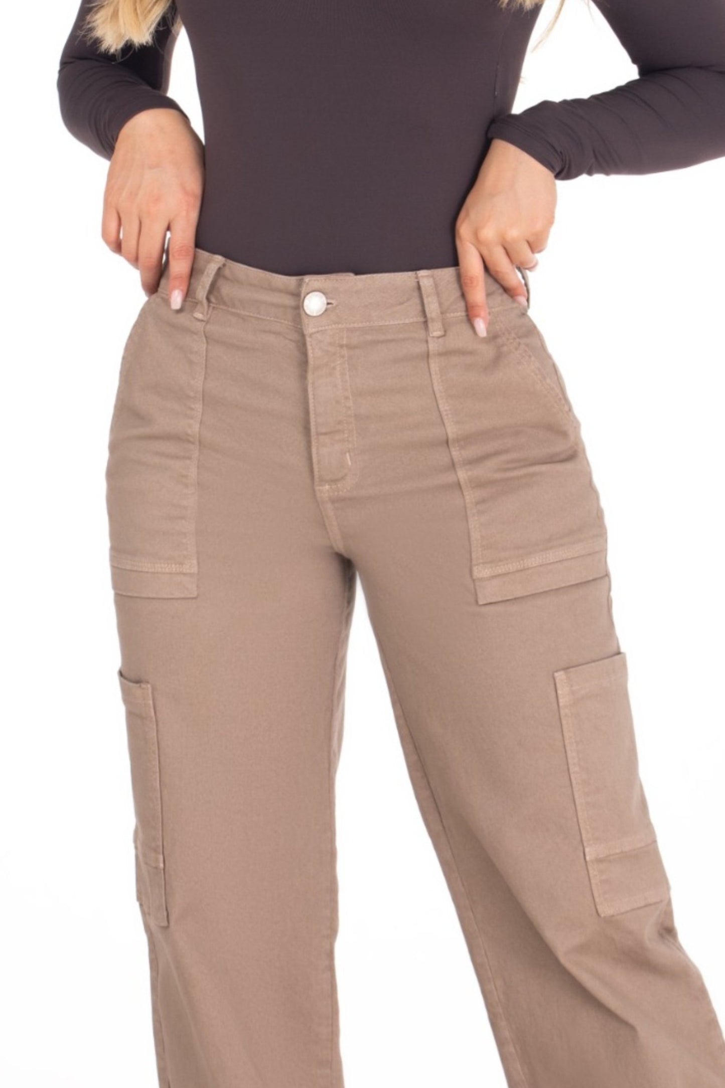 Jean Cargo BPT Stretch Taupe REF 125220