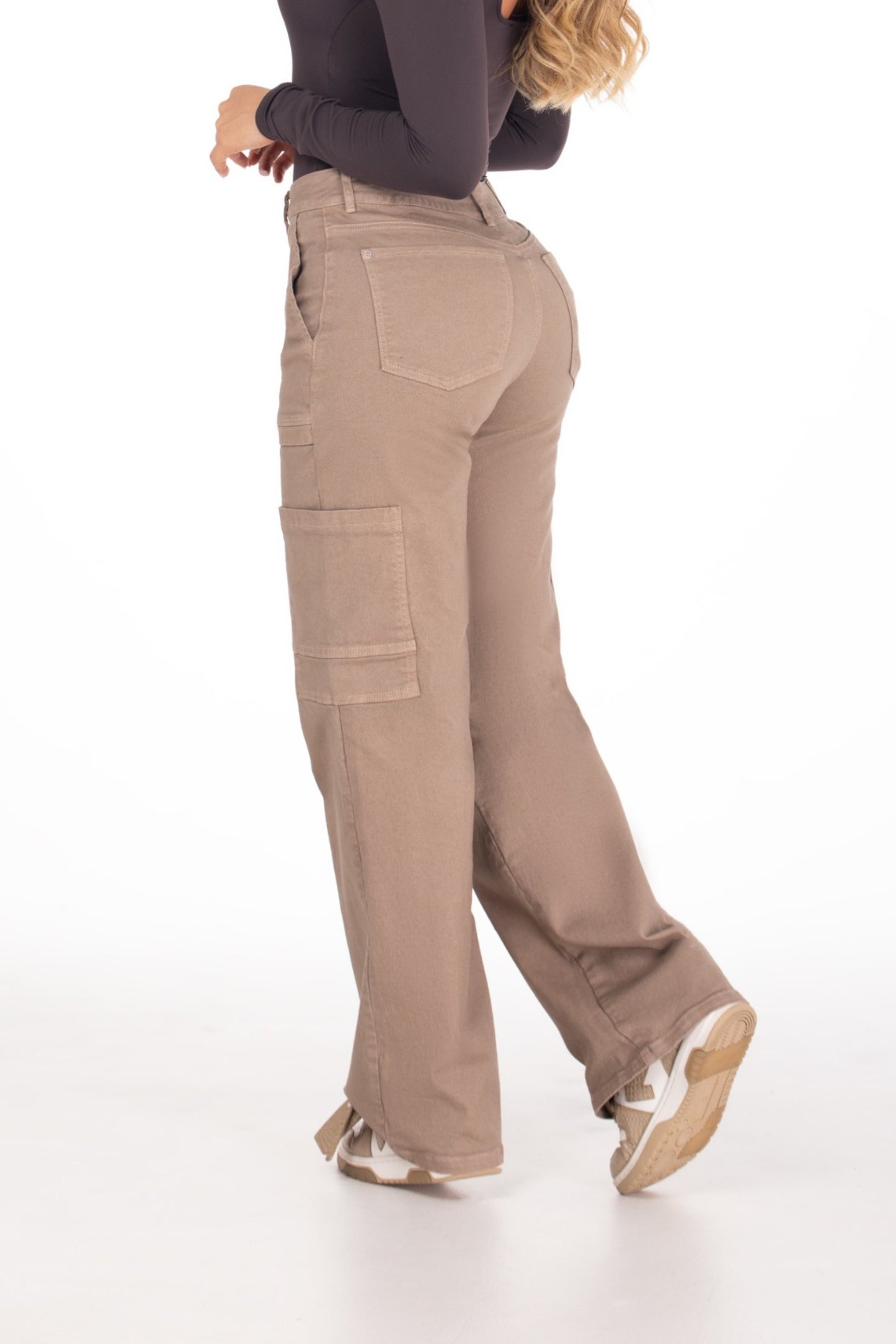 Jean Cargo BPT Stretch Taupe REF 125220