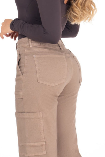Jean Cargo BPT Stretch Taupe REF 125220