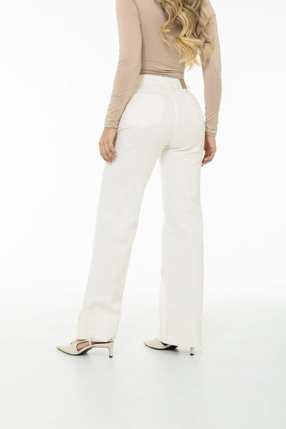Jean Straight Blanco Stretch REF 125404
