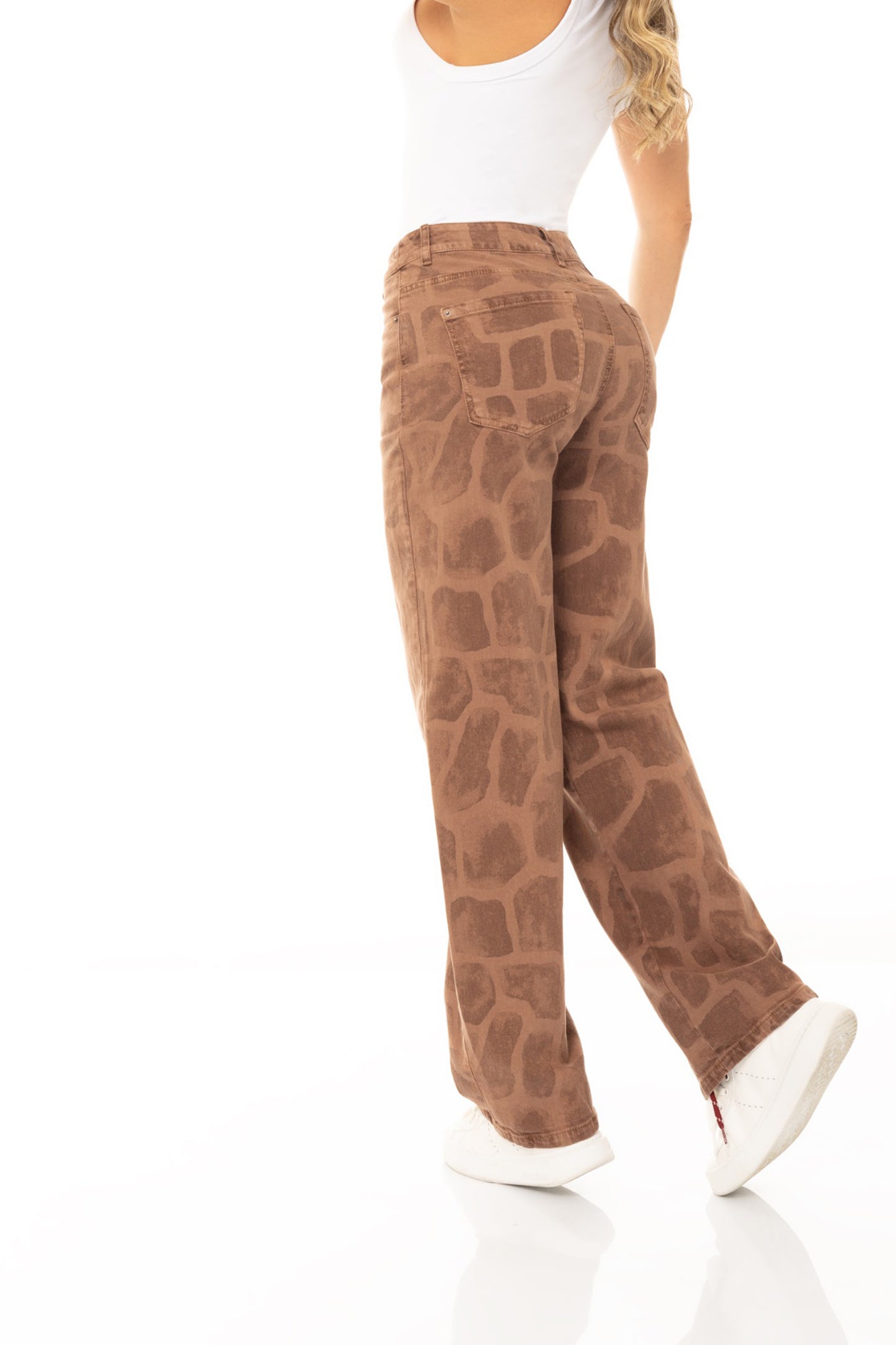 Jean Barrel Stretch REF 126115 Café