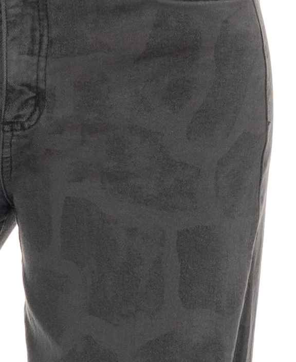 Jean Barrel Stretch Jirafa Gris