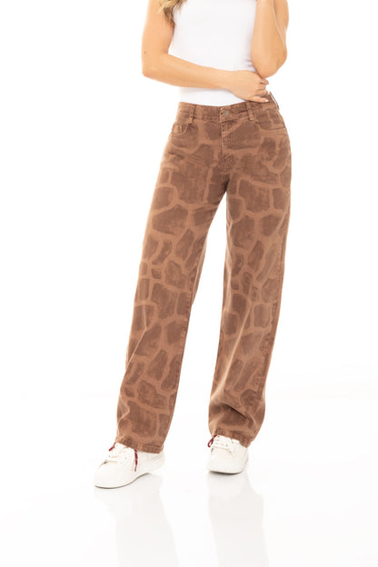 Jean Barrel Stretch REF 126115 Café