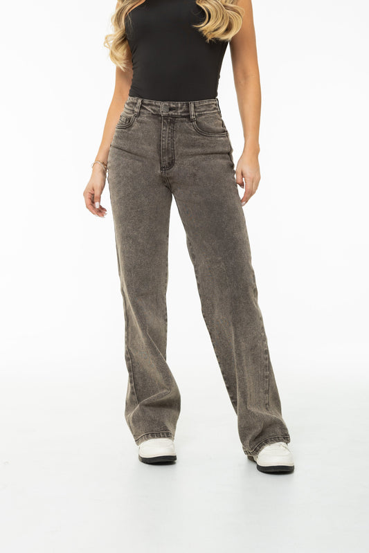 Jean Wide Leg Gris Strecth REF 125411