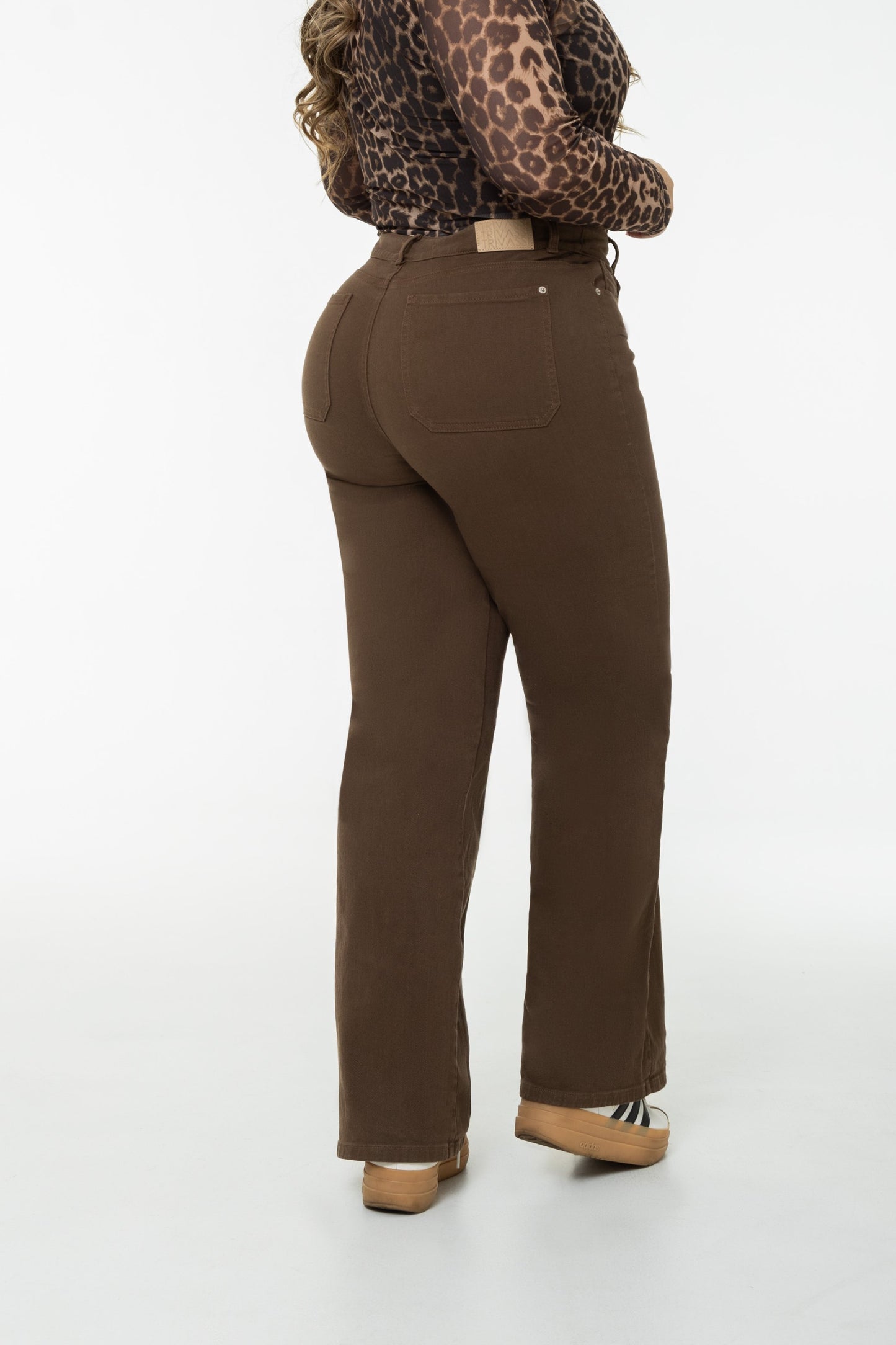 Jean Wide Leg Café Stretch REF 225402 Plus