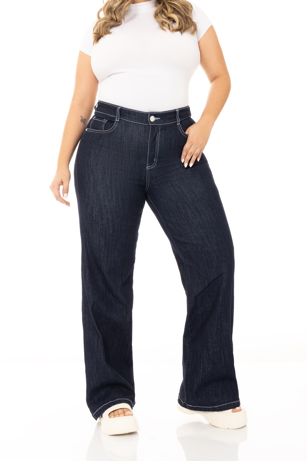 Jean Wide Leg PLUS Stretch