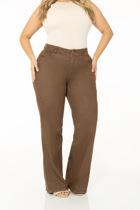 Jean Wide Leg Café PLUS Stretch