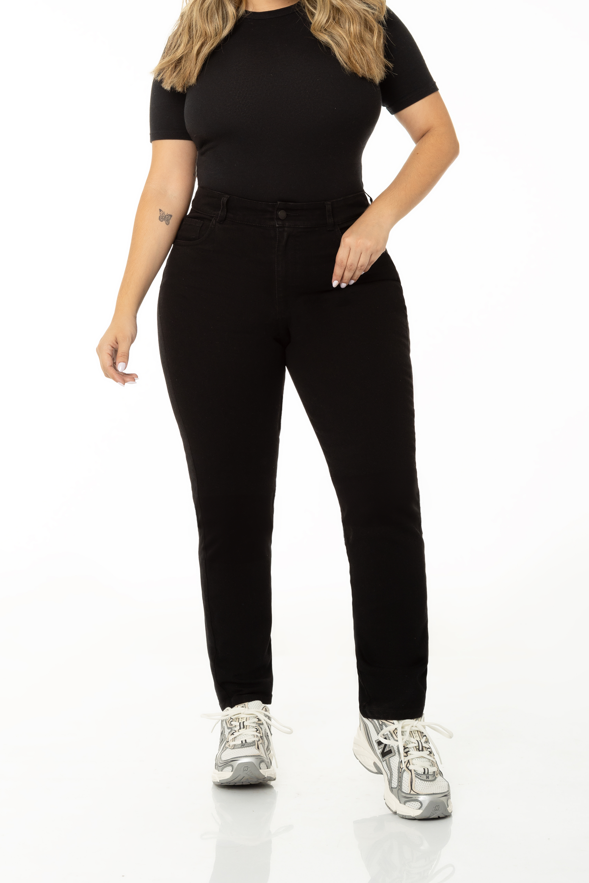 Jean Skinny Negro PLUS Stretch