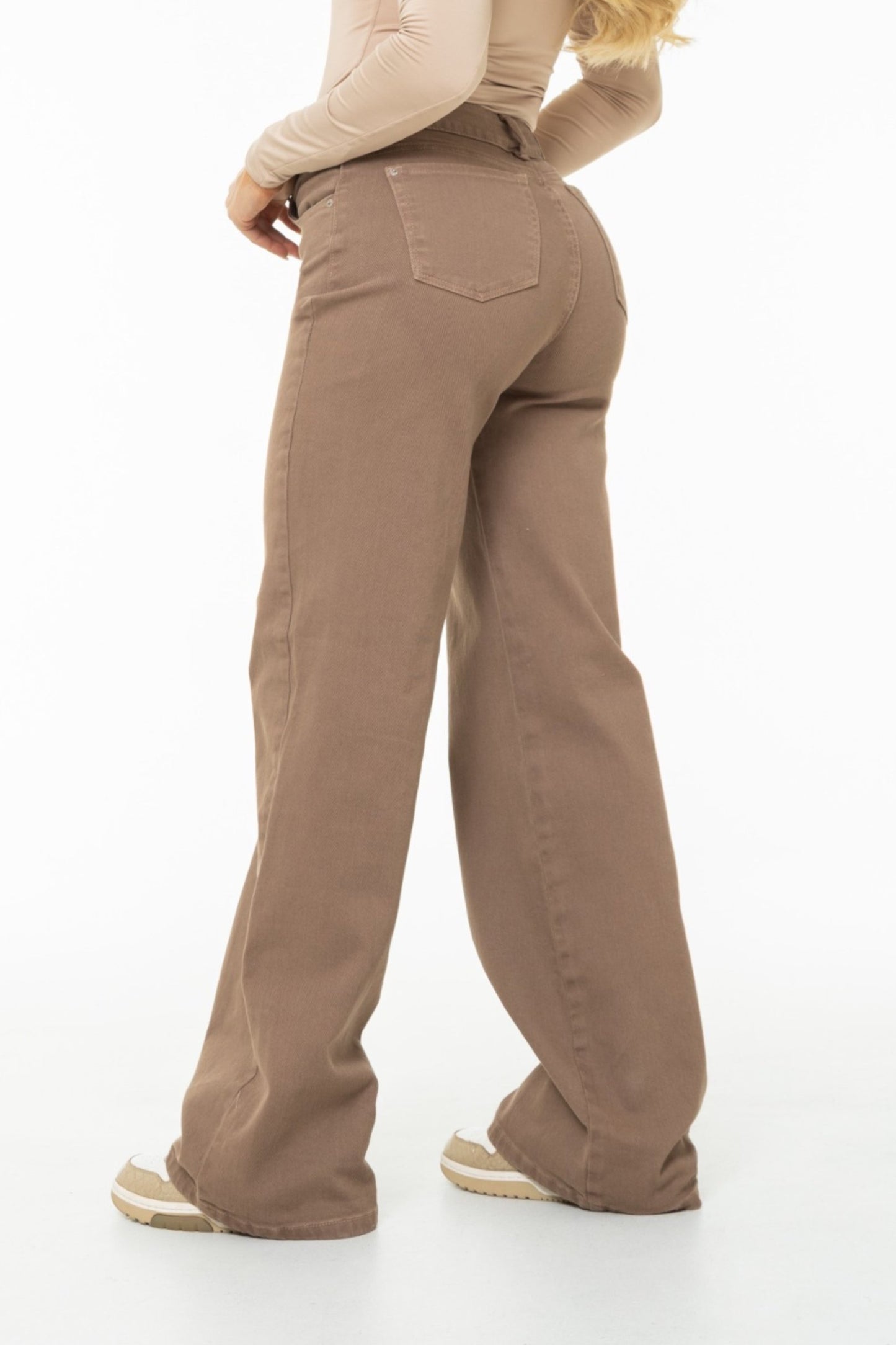 Jean Wide Leg Mocha Stretch REF 125412