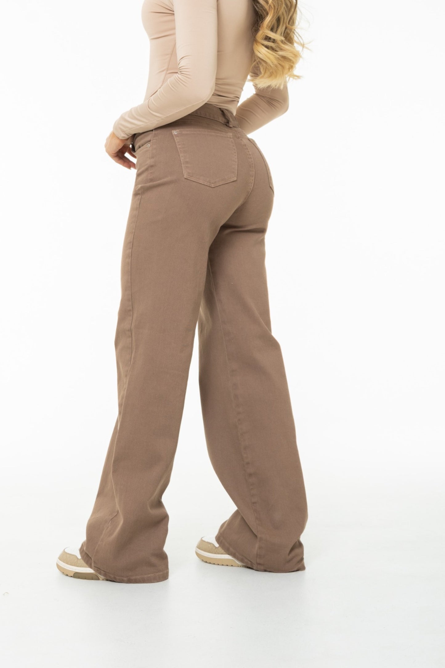 Jean Wide Leg Mocha Stretch REF 125412