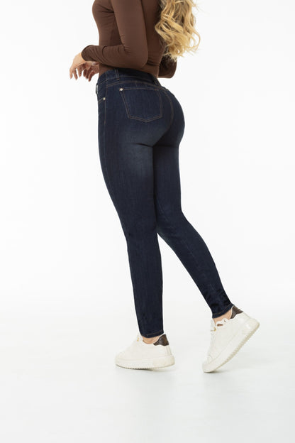 Jean Skinny Stretch Tono Oscuro REF 125427