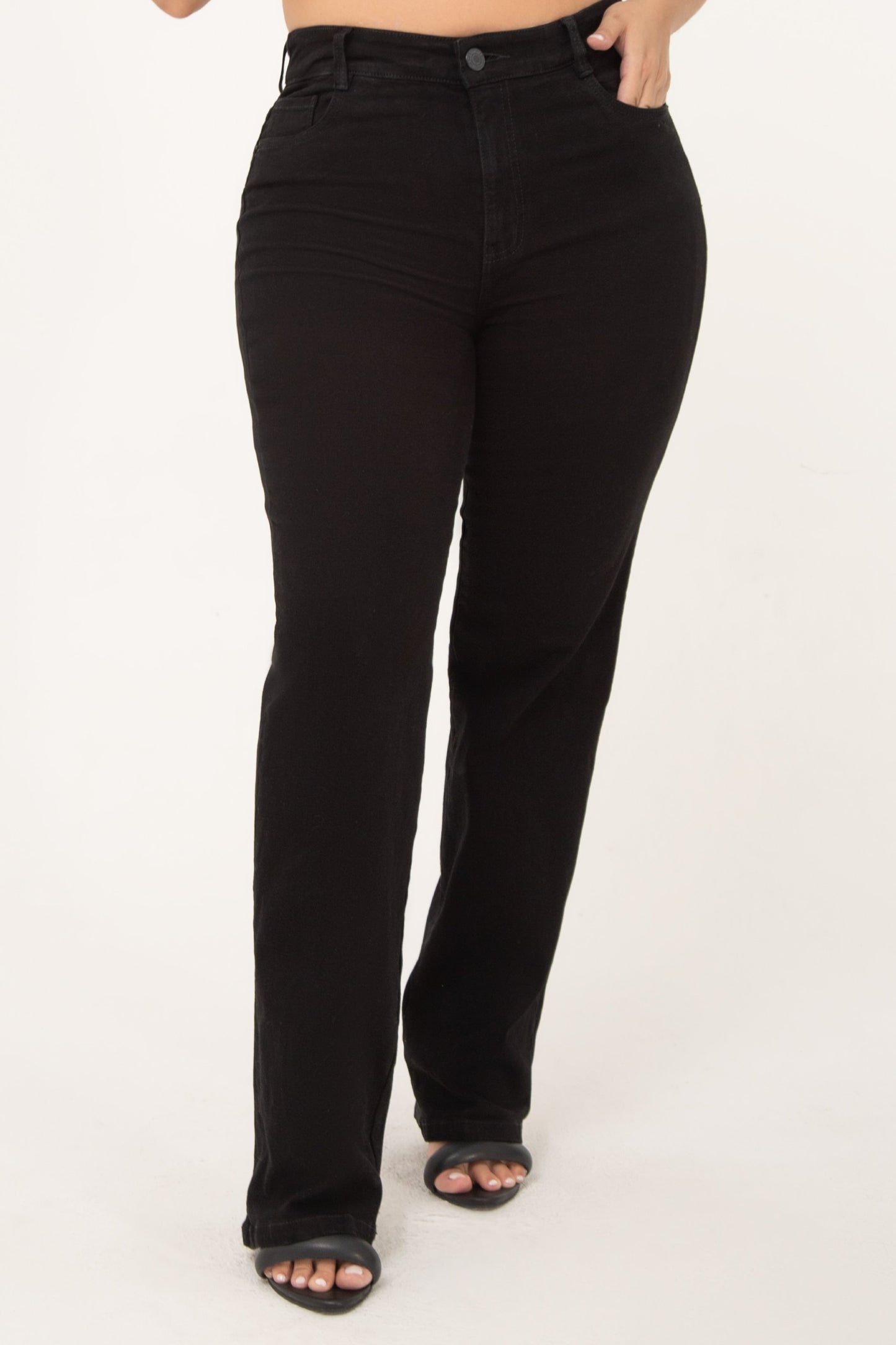 Jean Bota Recta Stretch Negro REF 24506 Plus