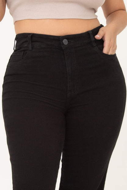 Jean Bota Recta Stretch Negro REF 24506 Plus