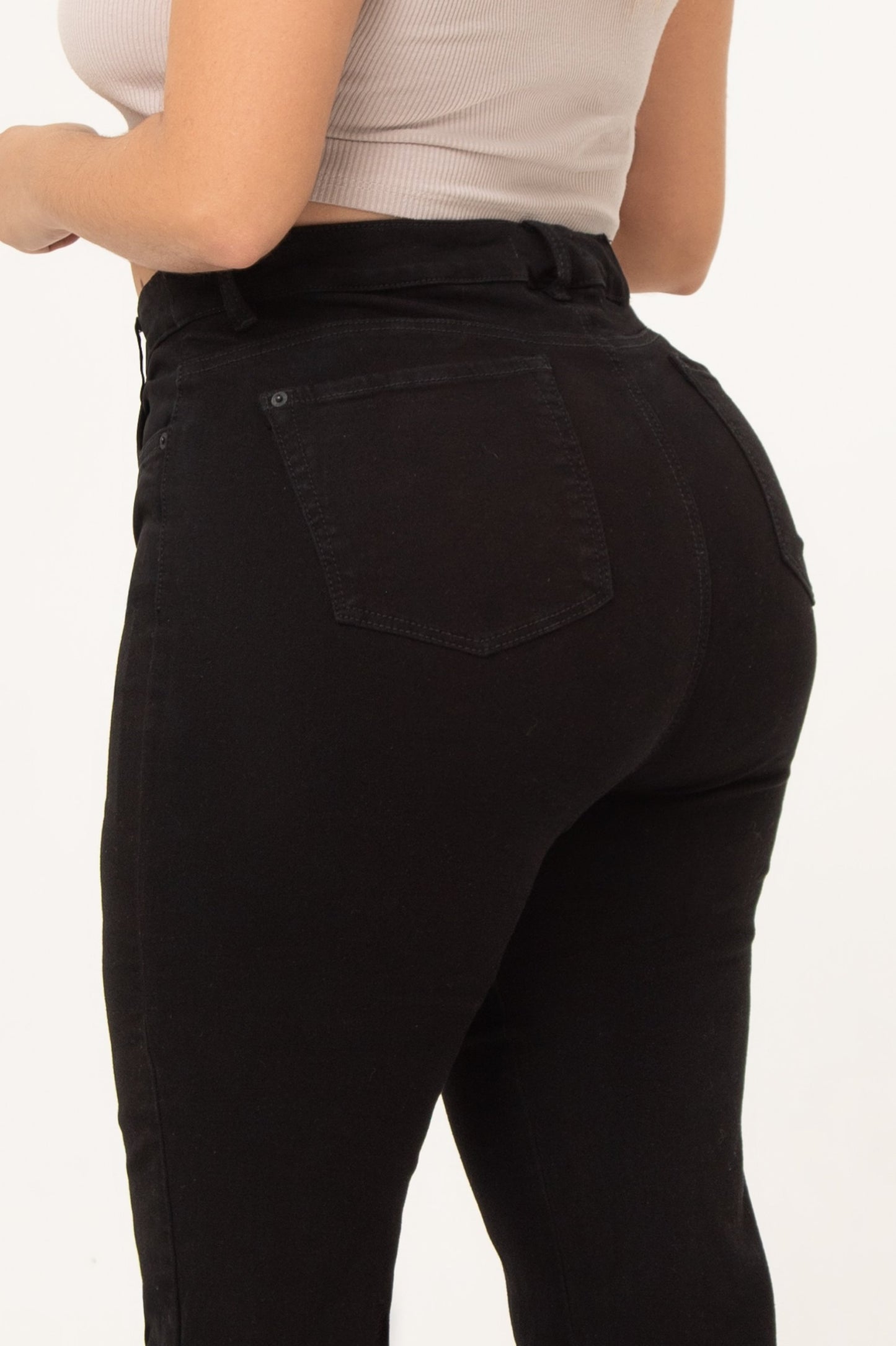 Jean Bota Recta Stretch Negro REF 24506 Plus