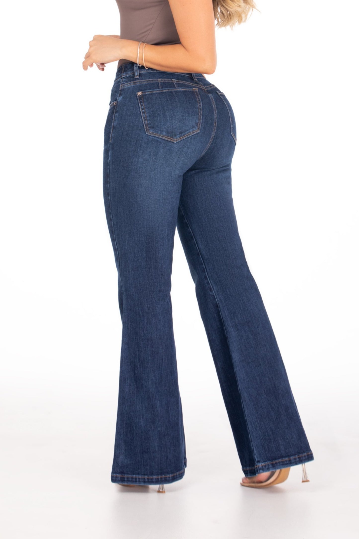 Jean Flare Stretch Azul Oscuro REF 125214