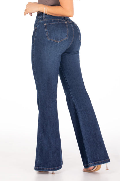 Jean Flare Stretch Azul Oscuro REF 125214