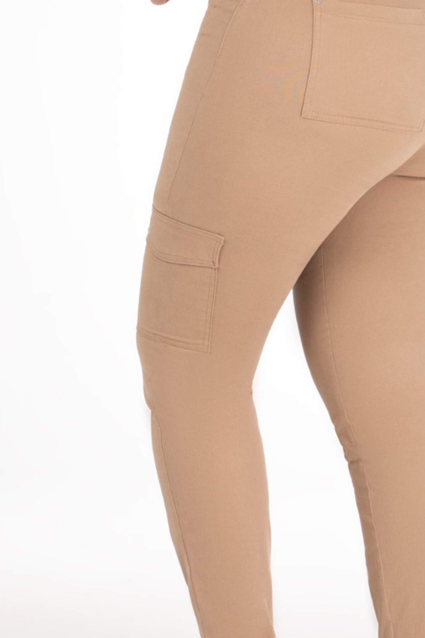 Jean Jogger Cargo Stretch Kaki REF 225209 Plus