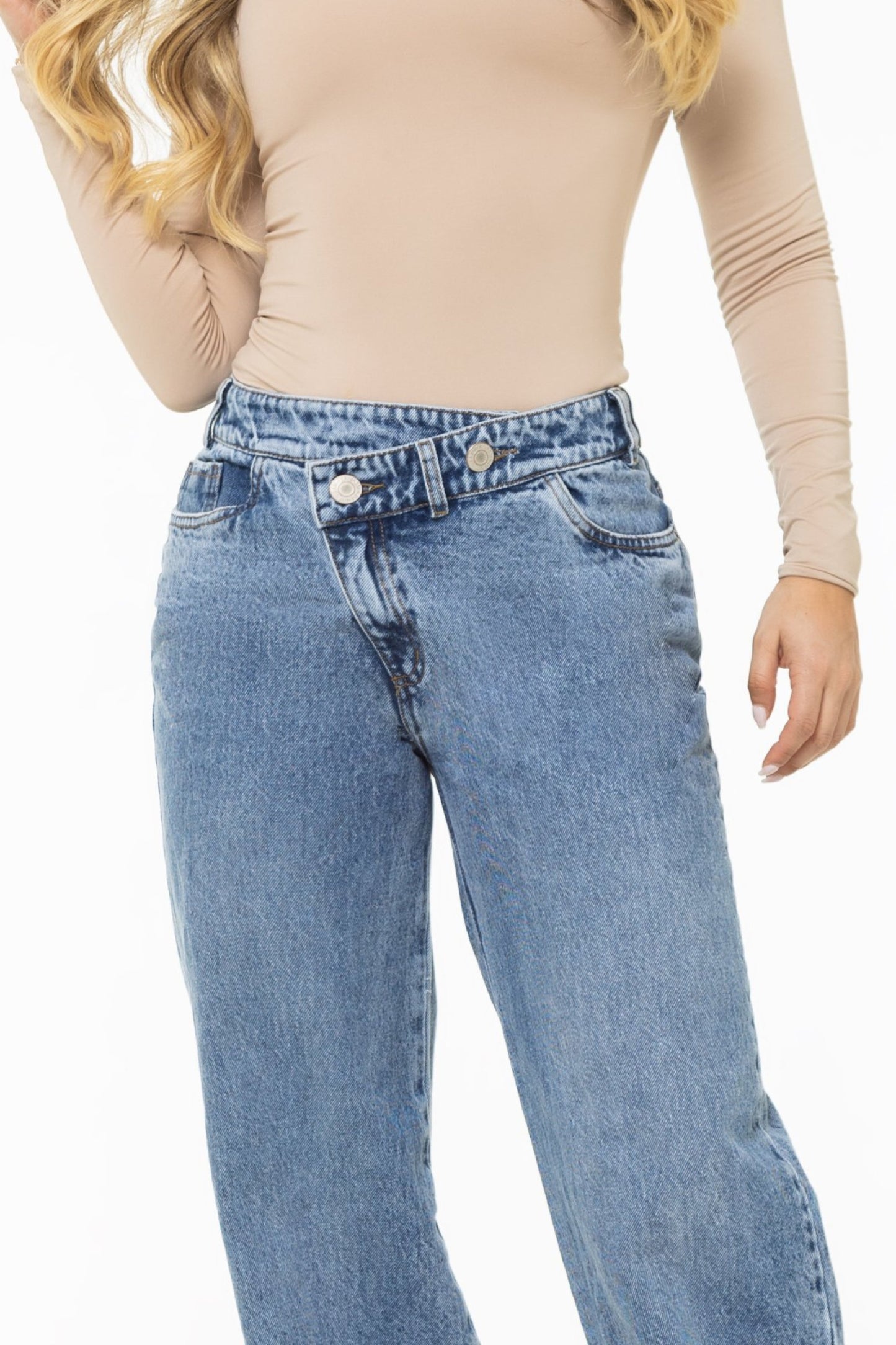 Jean Pretina Cruzada Rígido REF 125437