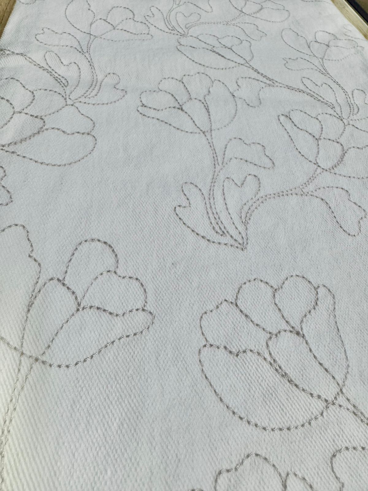 Jean Wide Leg Bordado Flores REF 125513